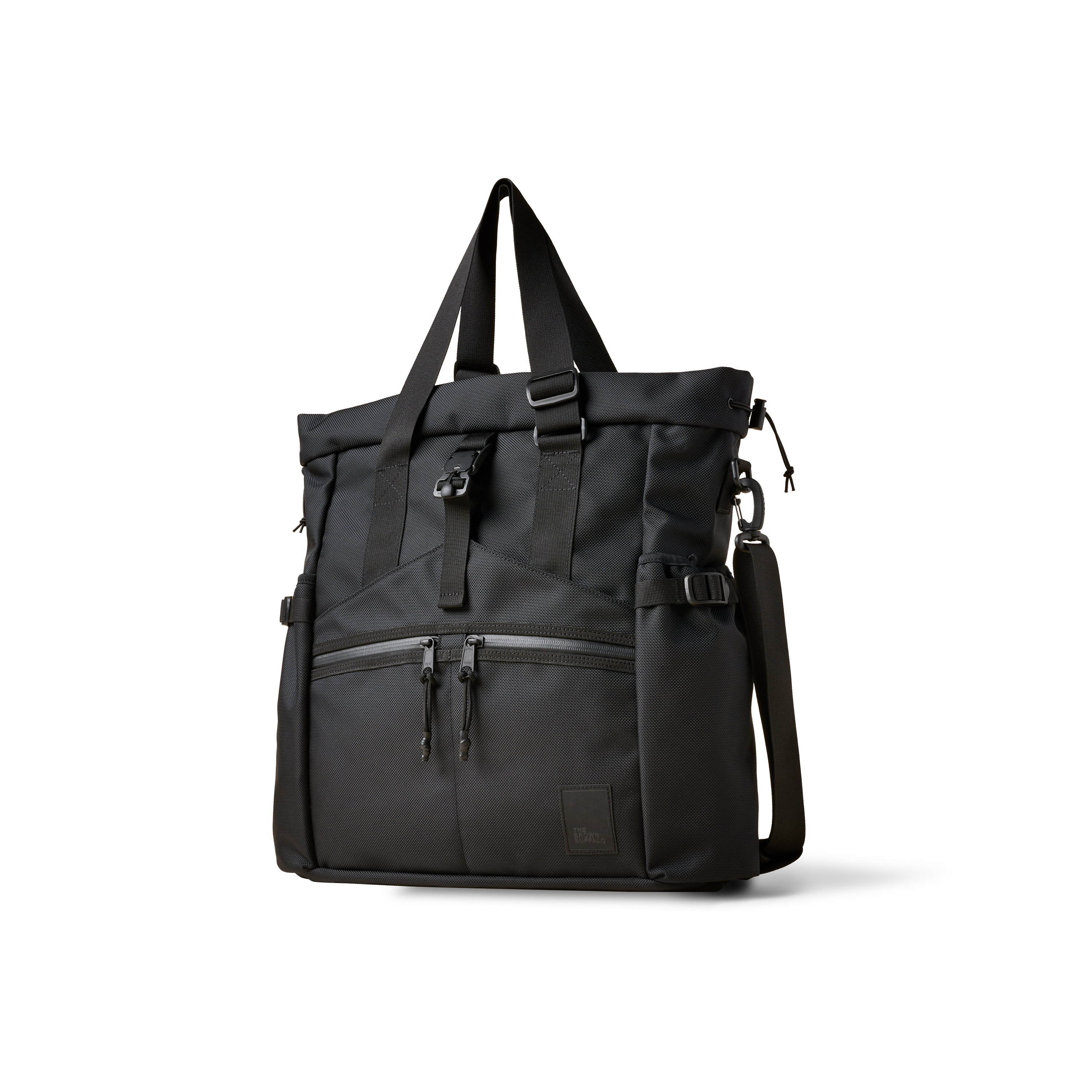 the-brown-buffalo-conceal-tote-bag-edc-weather-resistant-everyday-use-cordura-1050d-ballistic-nylon-black
