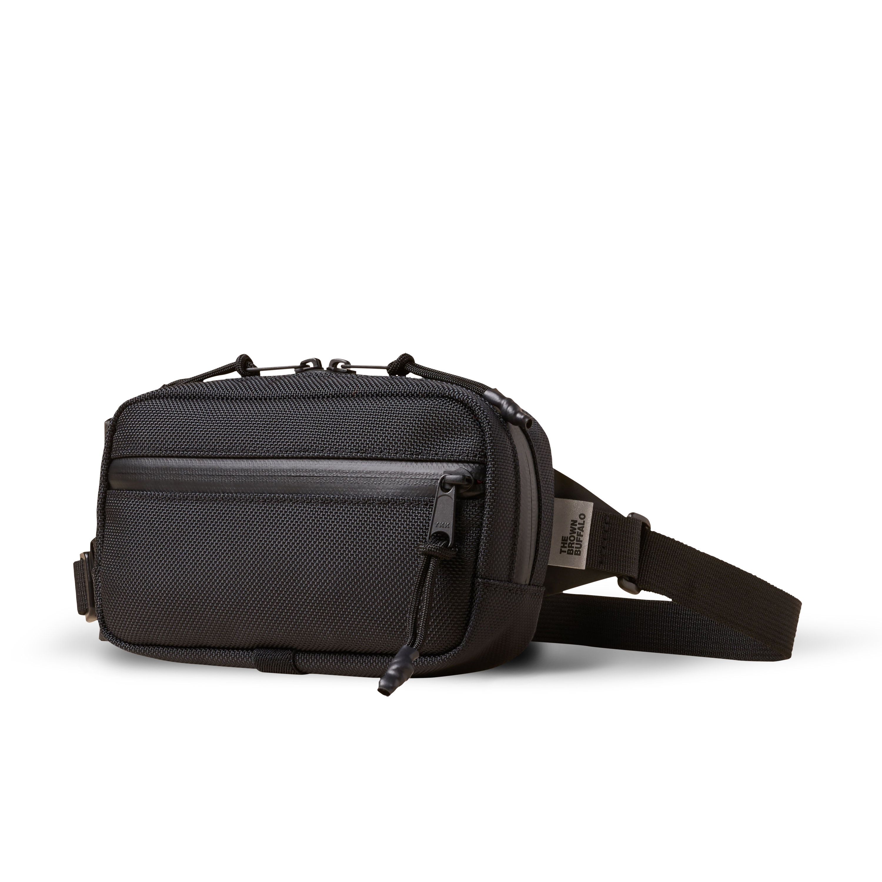 the-brown-buffalo-conceal-waistpack-bag-edc-weather-resistant-everyday-use-cordura-1050d-ballistic-nylon-black