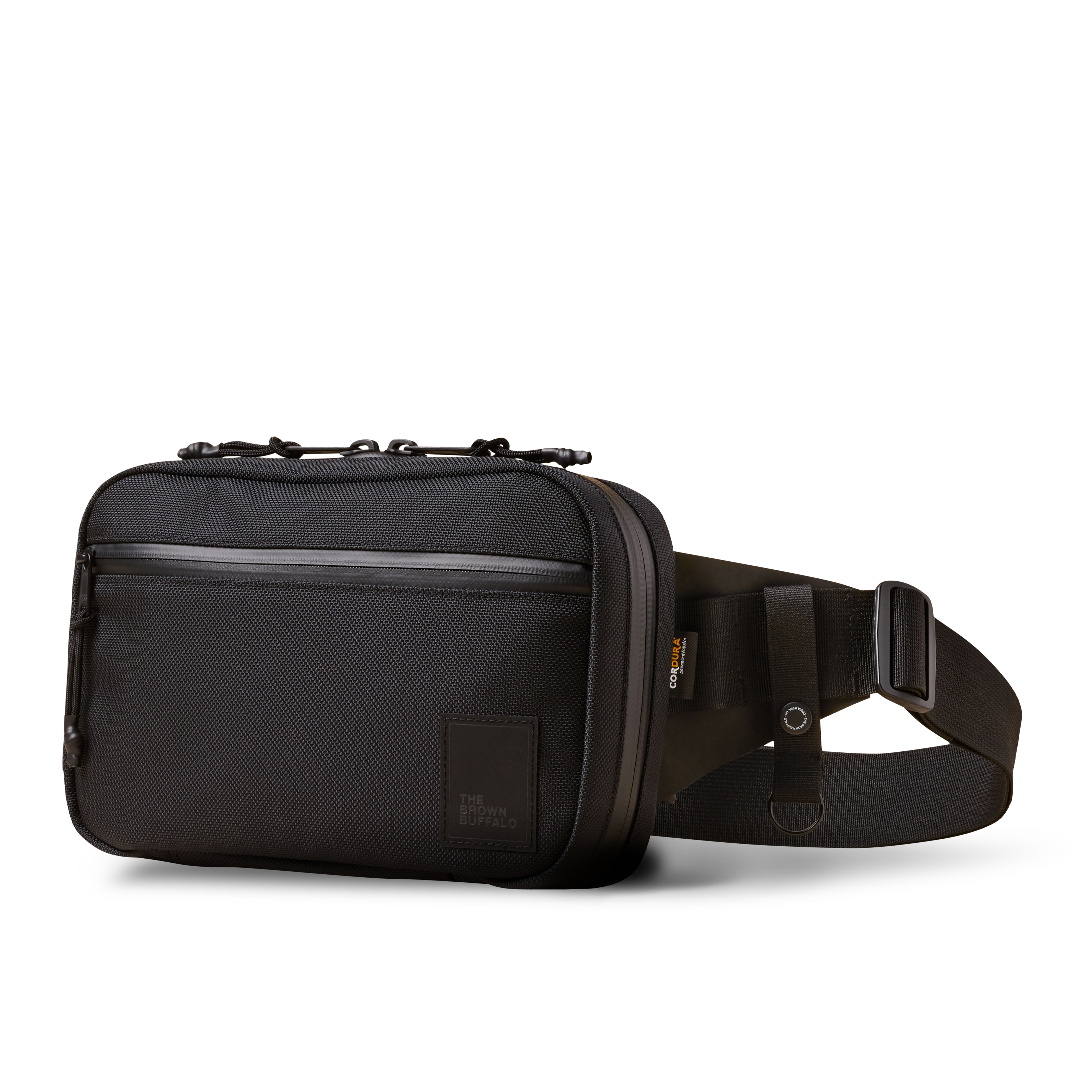 the-brown-buffalo-concealsling-bag-edc-weather-resistant-everyday-use-cordura-1050d-ballistic-nylon-black