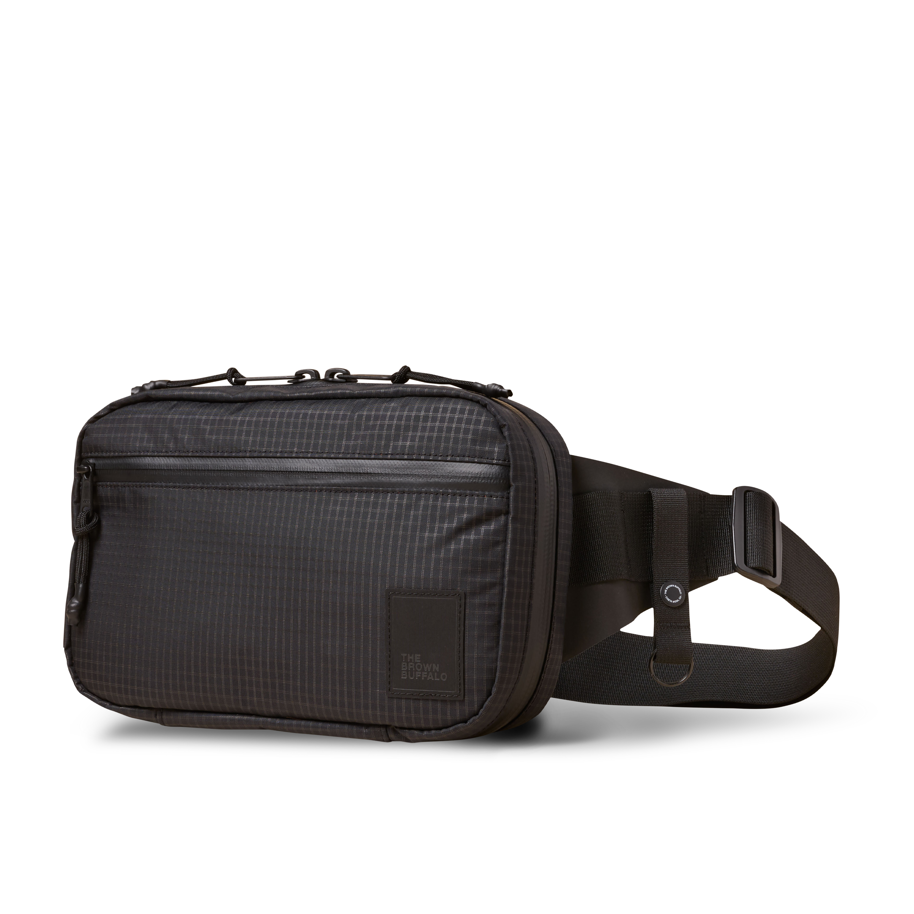 the-brown-buffalo-concealsling-bag-edc-weather-resistant-everyday-use-challenge-ultra-black-grid