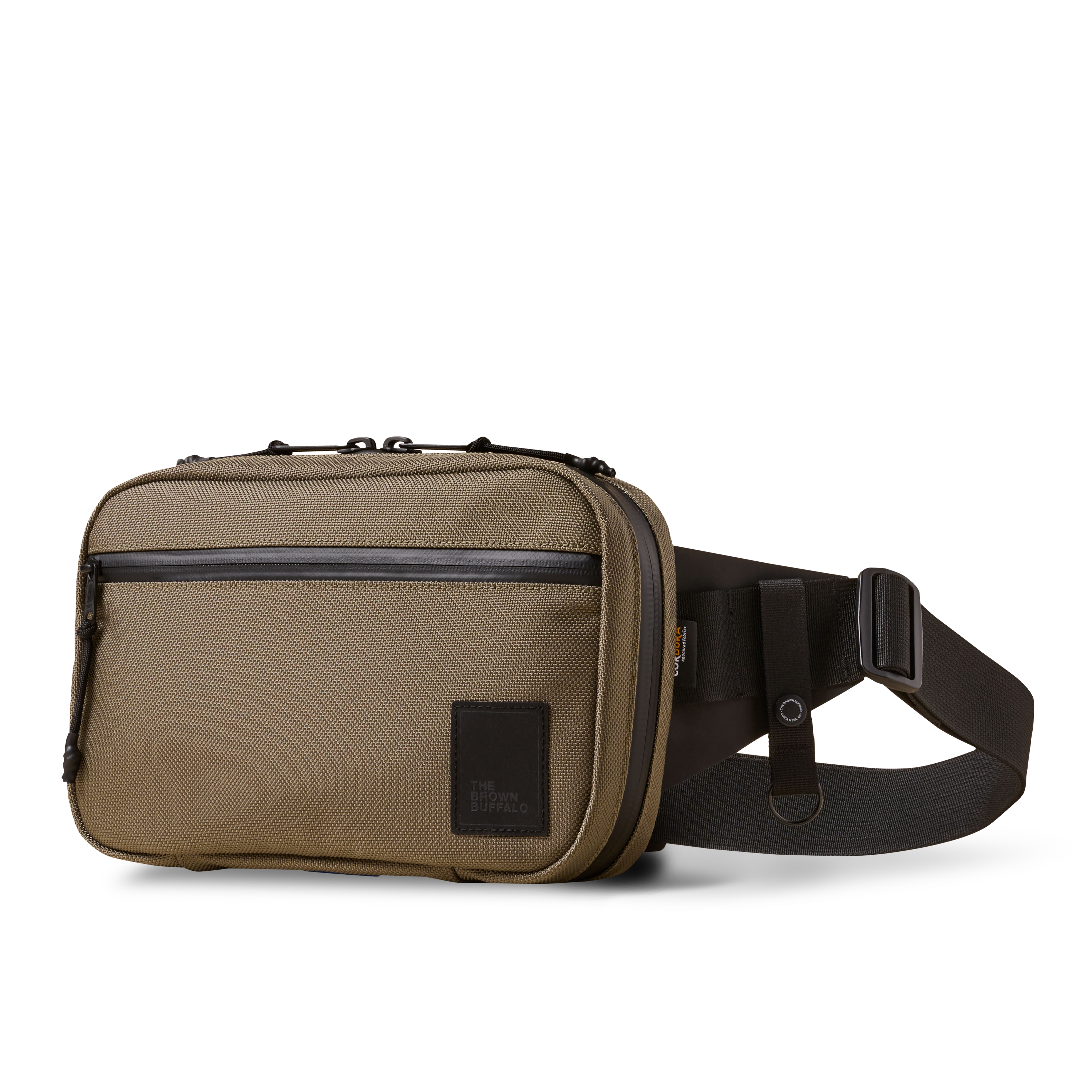 the-brown-buffalo-concealsling-bag-edc-weather-resistant-everyday-use-cordura-1050d-ballistic-nylon-ranger-green
