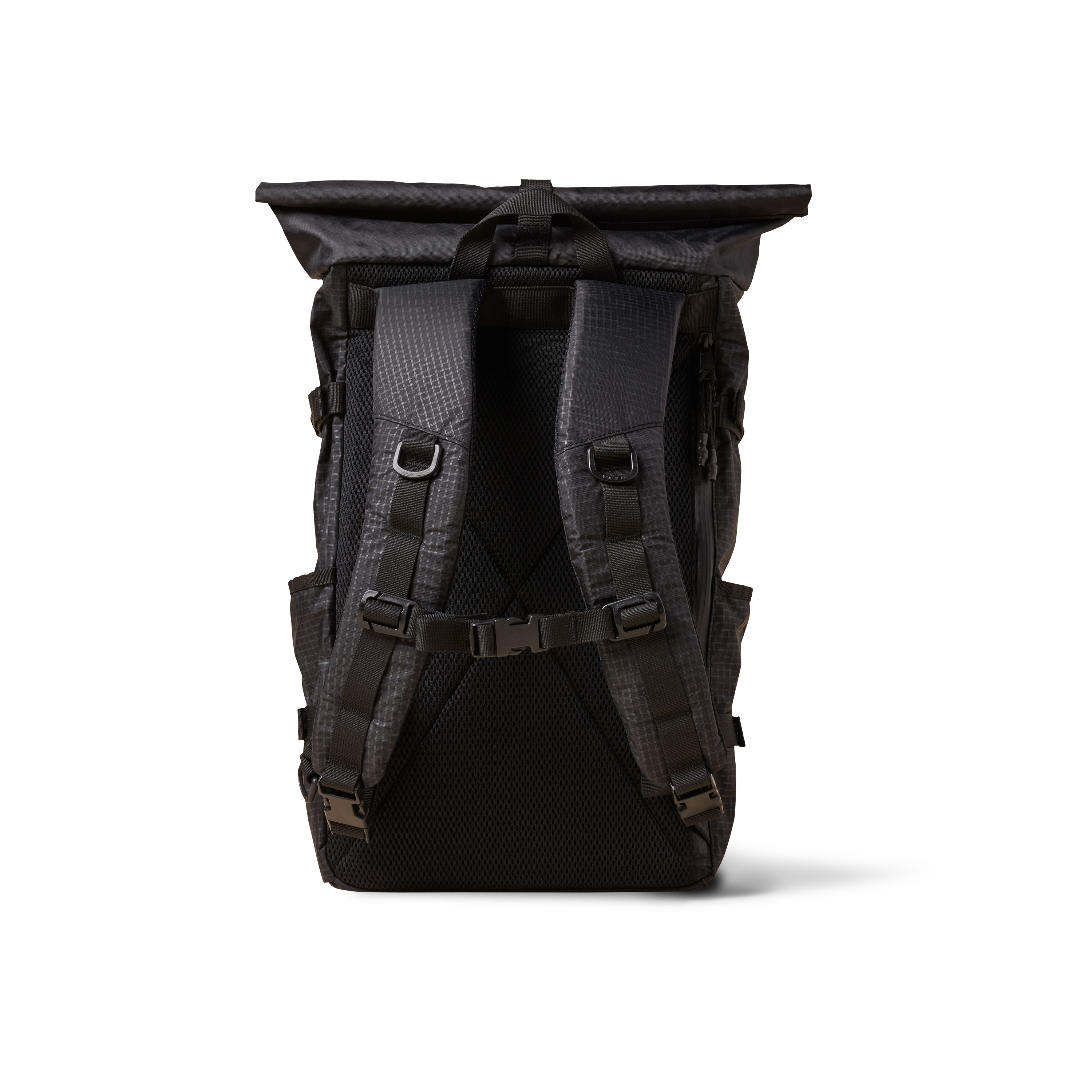 the-brown-buffalo-rolltop-edc-weather-resistant-everyday-use-challenge-ultra-black-grid