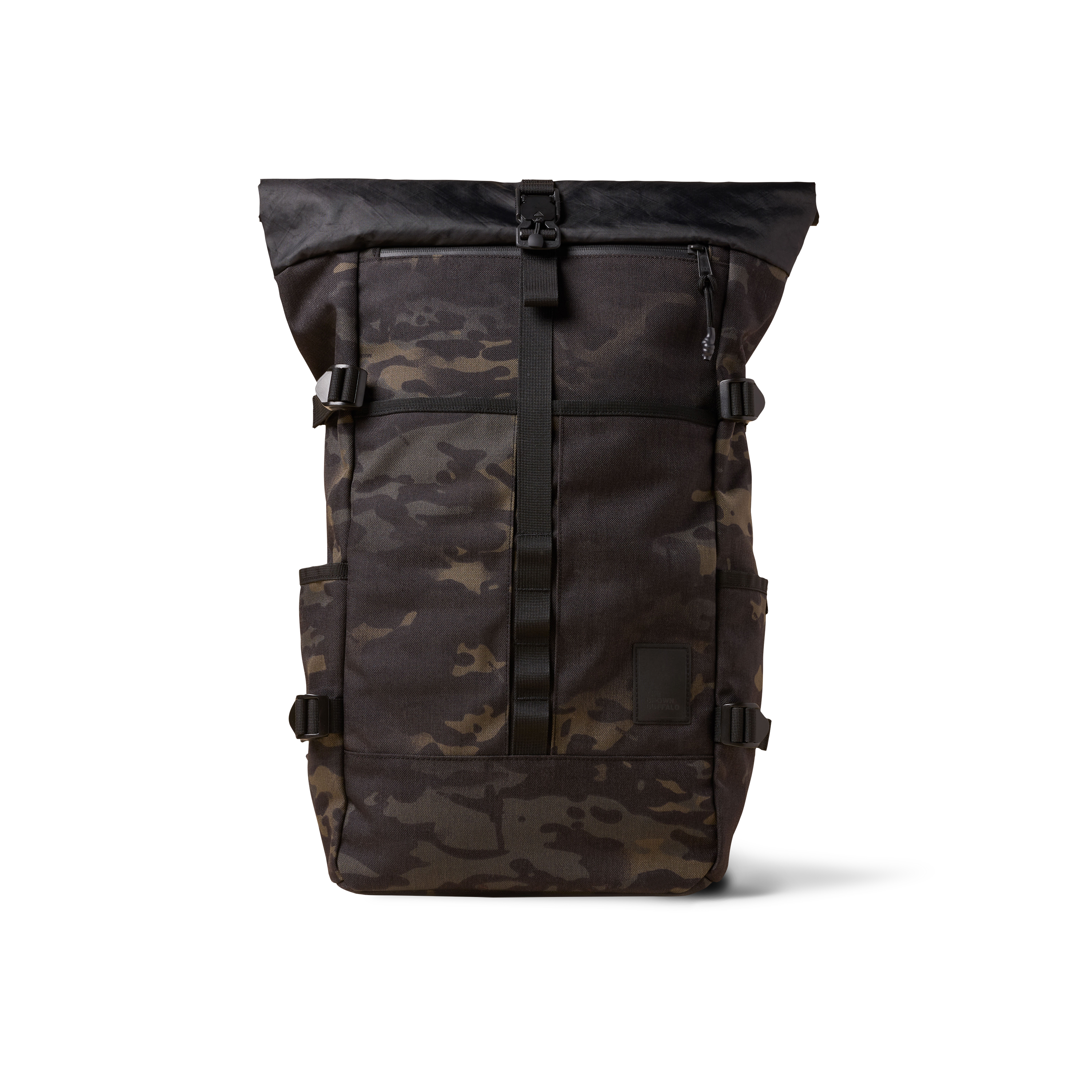the-brown-buffalo-rolltop-bag-edc-weather-resistant-everyday-use-1000d-nylon-multicam-black