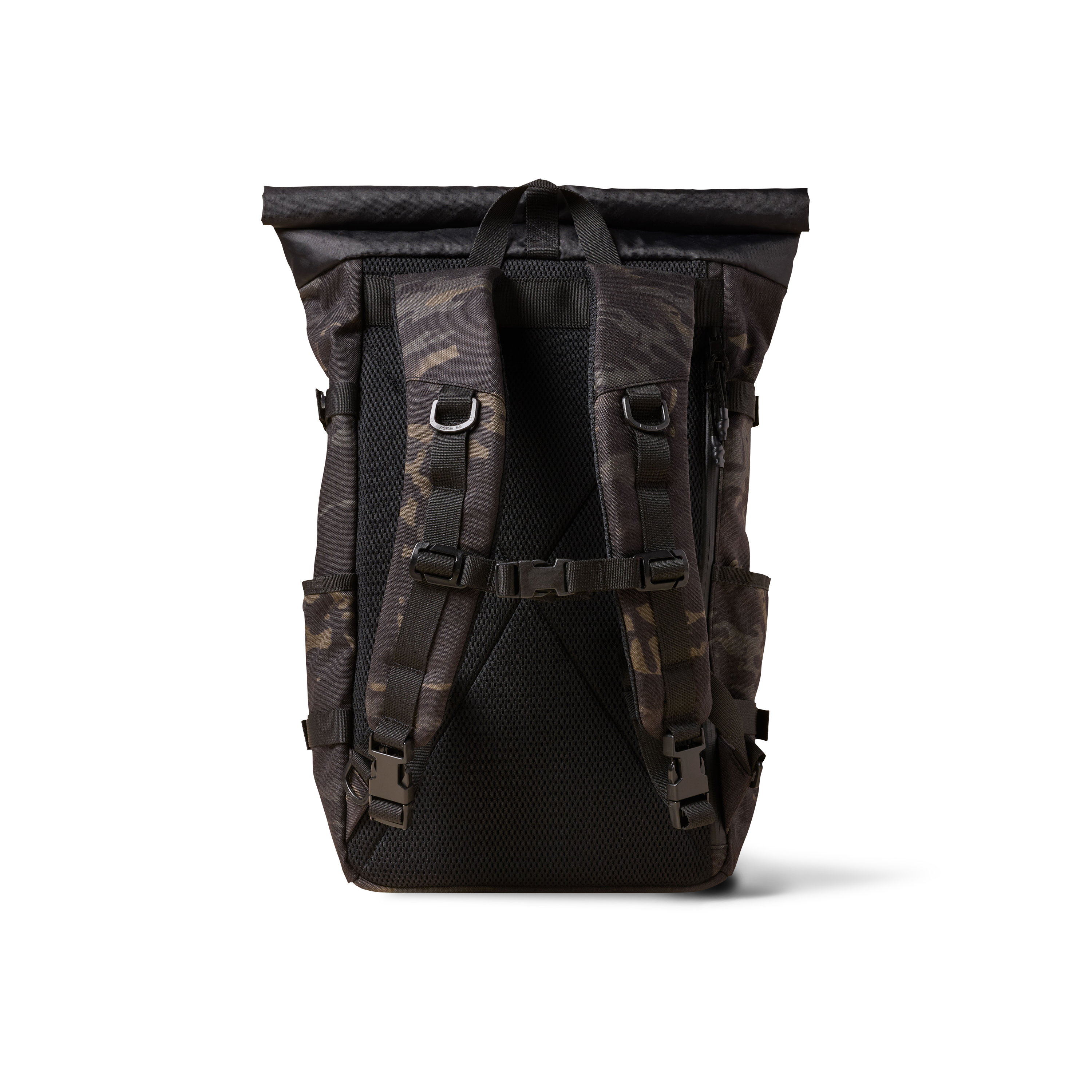 the-brown-buffalo-rolltop-bag-edc-weather-resistant-everyday-use-1000d-nylon-multicam-black
