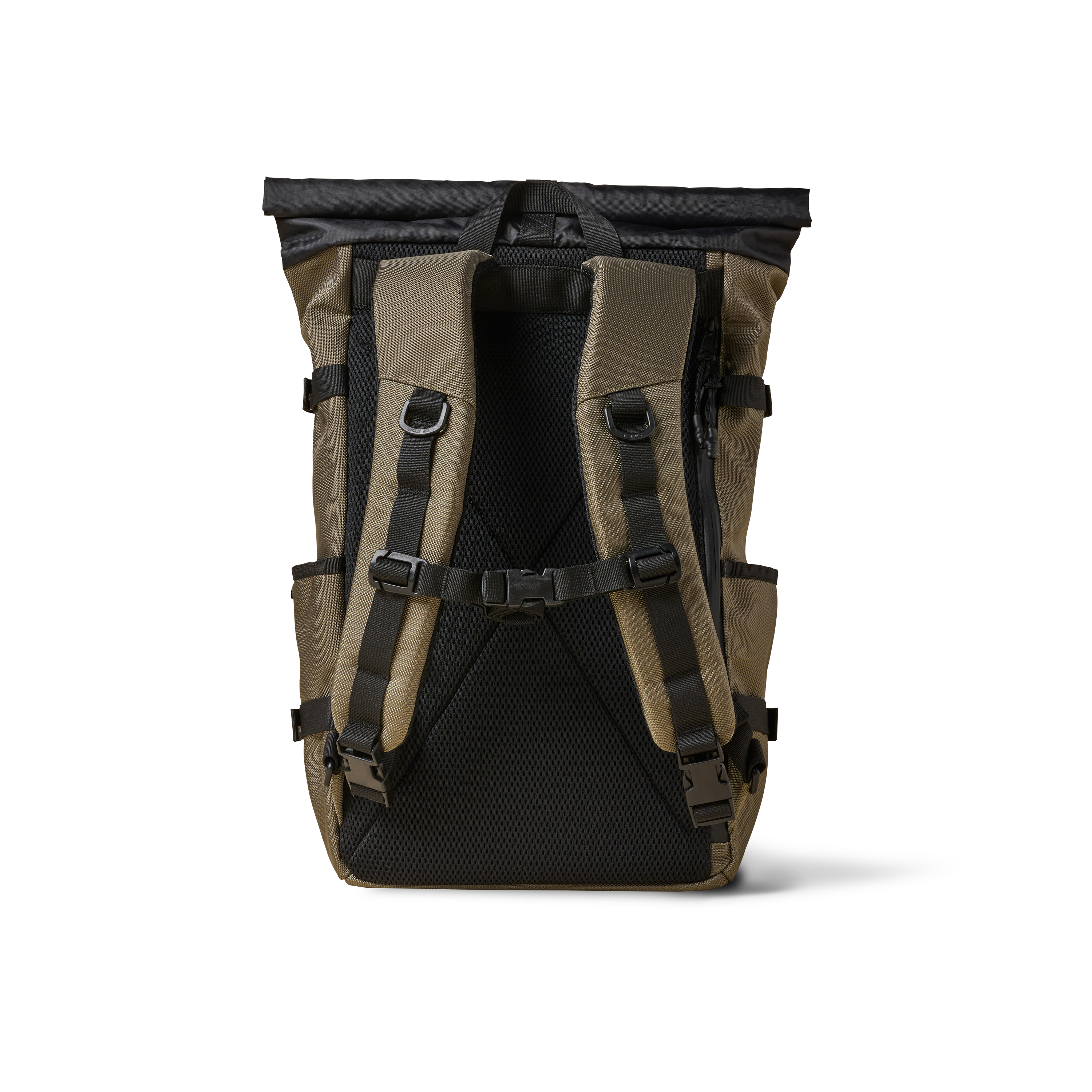 the-brown-buffalo-rolltop-bag-edc-weather-resistant-everyday-use-cordura-1050d-ballistic-nylon-ranger-green