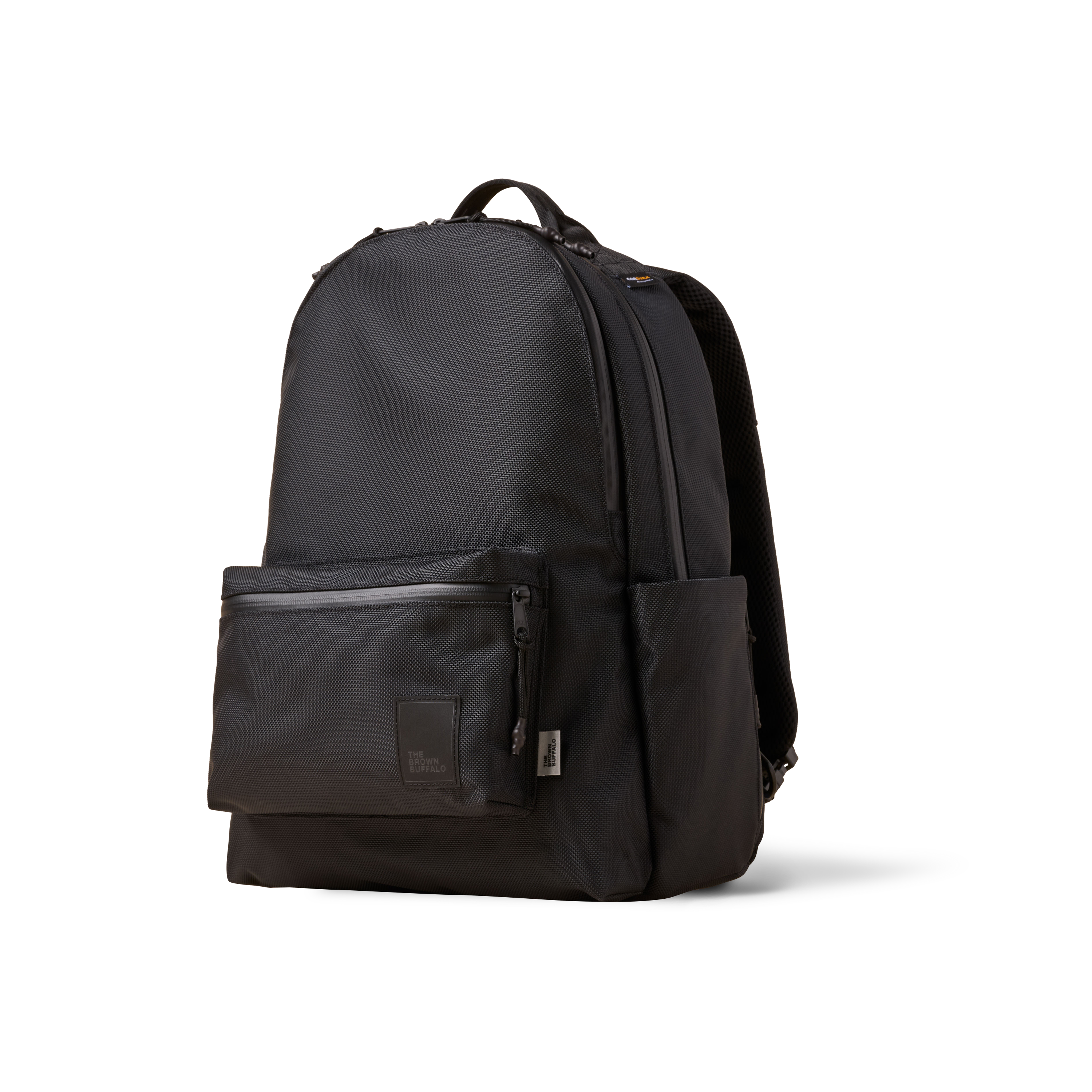 the-brown-buffalo-standard-issue-backpack-bag-edc-weather-resistant-everyday-use-cordura-1050d-ballistic-nylon-black