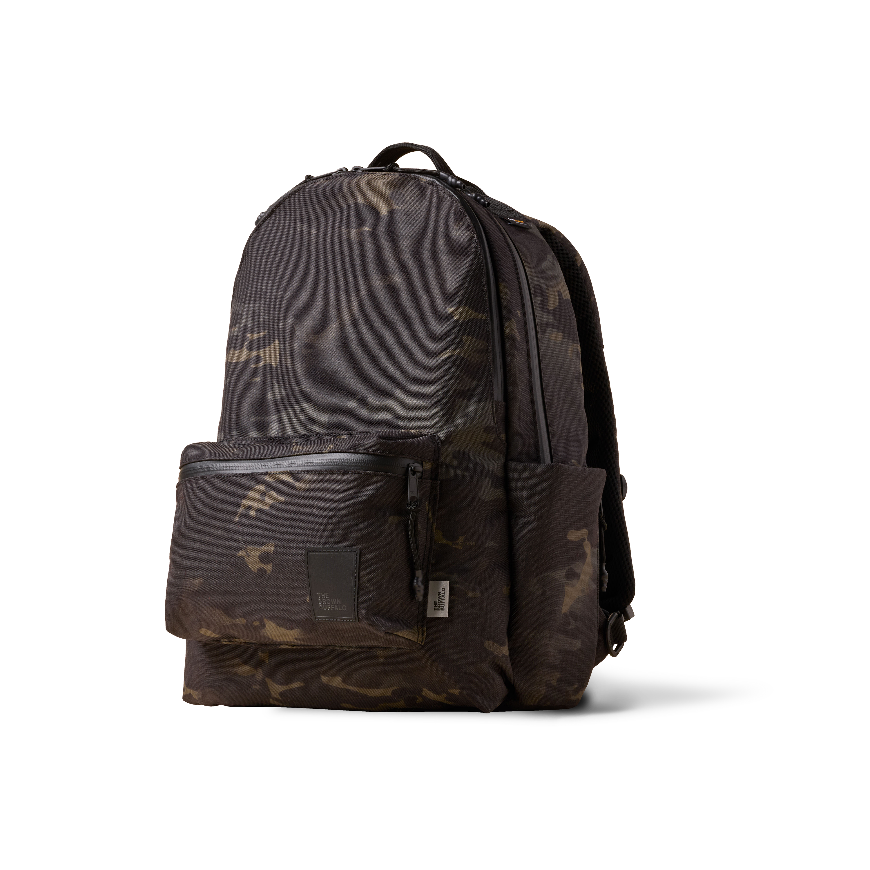 the-brown-buffalo-standard-issue-backpack-bag-edc-weather-resistant-everyday-use-1000d-nylon-multicam-black