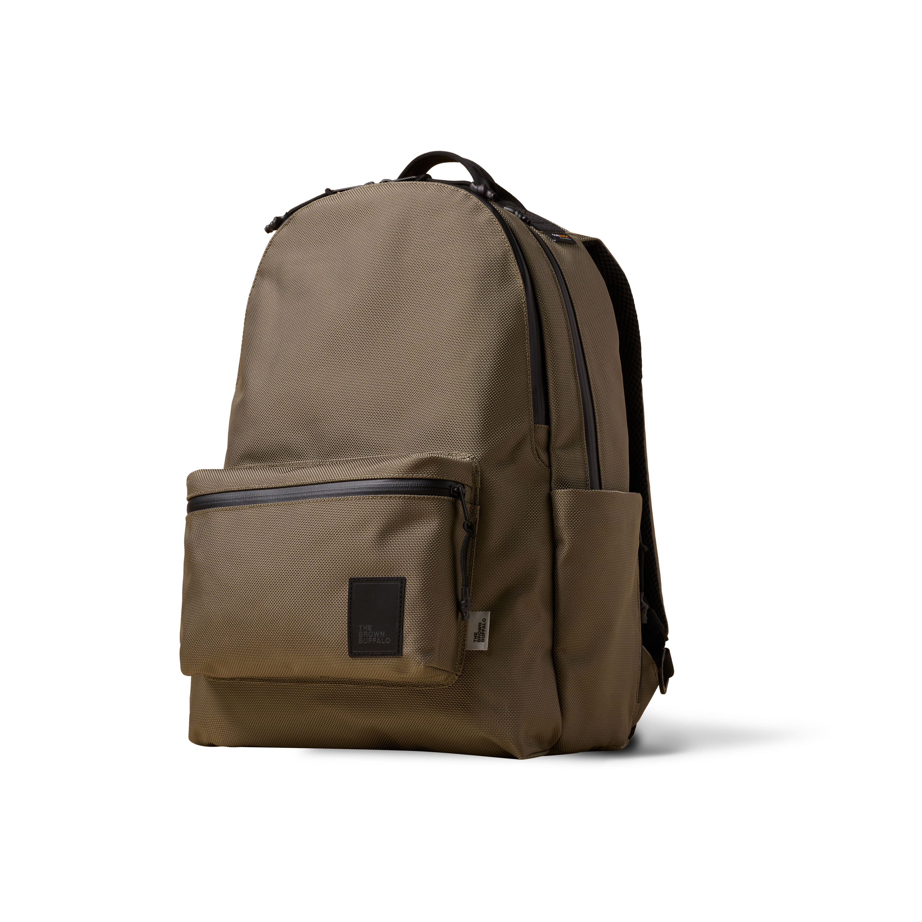 the-brown-buffalo-standard-issue-backpack-bag-edc-weather-resistant-everyday-use-cordura-1050d-ballistic-nylon-ranger-green