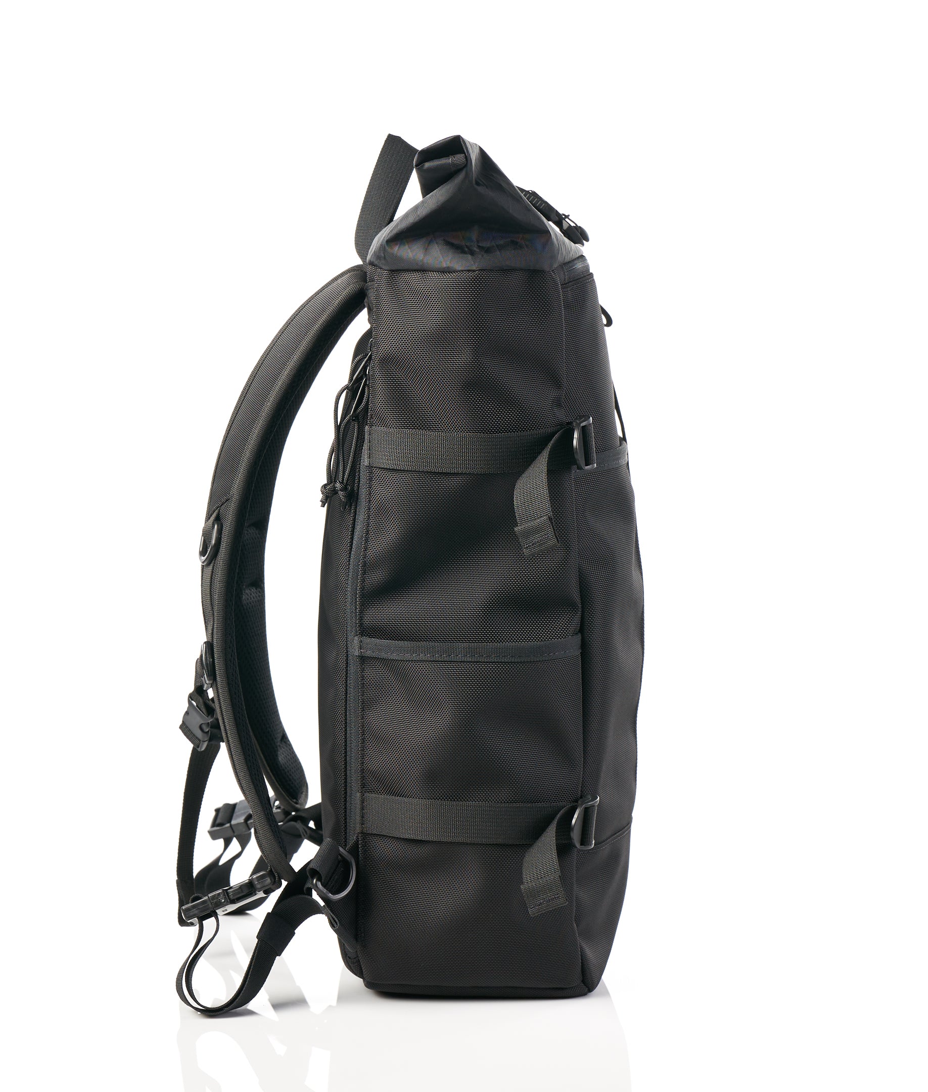 28L Rolltop Backpack - Ballistic Black